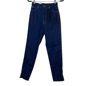 Vintage Lee Jr. Capri Jeans Size 7 Bareback High Waist 100% Cotton Made in USA‎